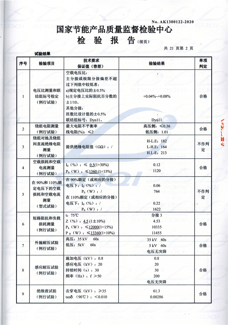 高低压试验报告-S11-1250潍城潍城潍城油浸式变压器-2.jpg